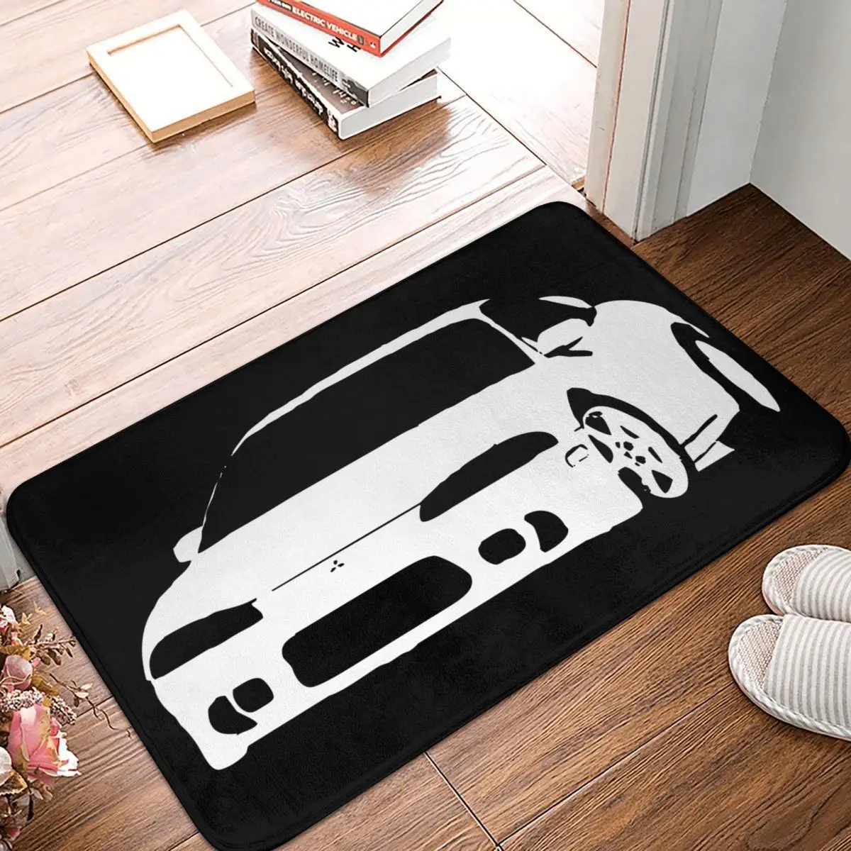 

DSM-2g-BlackWhite Polyester Doormat Rug carpet Mat Footpad Non-slip dustEntrance Kitchen Bedroom balcony Cartoon
