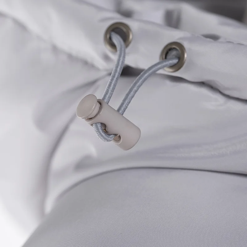 Зимняя женская куртка длинная теплая плотная парка с хлопковой подкладкой и