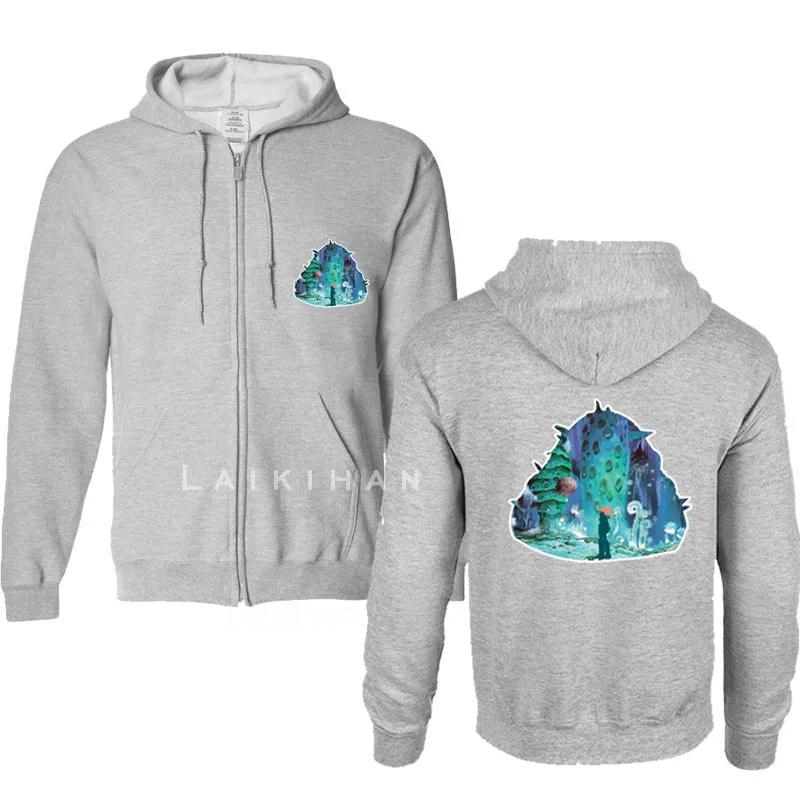 

Nausicaa and Ohmu Men Sportswear Fashion brand Print Mens hoodies Pullover Hip Hop Mens tracksuit Sweatshirts hoodie Sweats