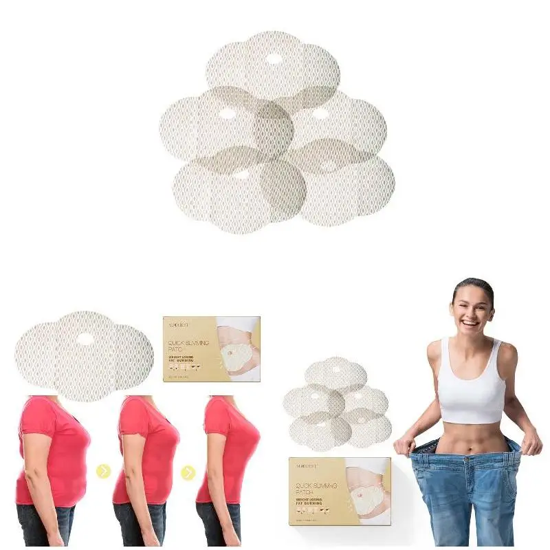 Пластырь для похудения живот целлюлитный жир наклейка на пупок диетический
