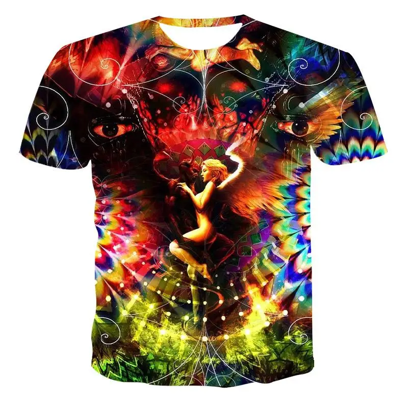 Футболка мужская и женская с круглым вырезом Повседневная модная рубашка