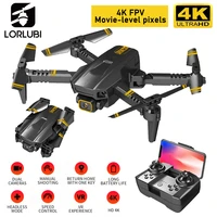 lorlubi cs12 drone 4k hd wide angle camera 5g 2 4g wifi fpv dual camera rc mini quadcopter real time transmission helicopter toy