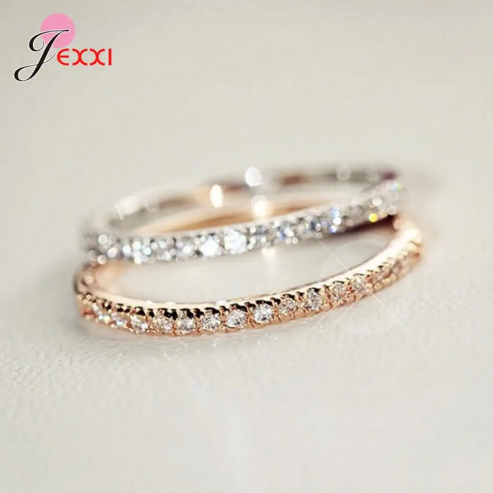 Новое поступление 2020 простые кольца из стерлингового серебра 925 пробы Женское