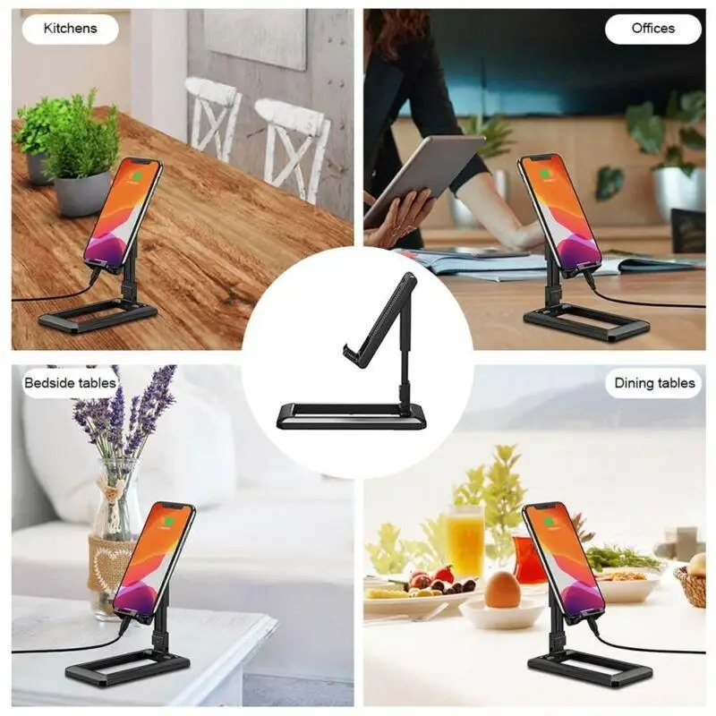 foldable adjustable folding stand holder portable compact universal for mobile phone free global shipping