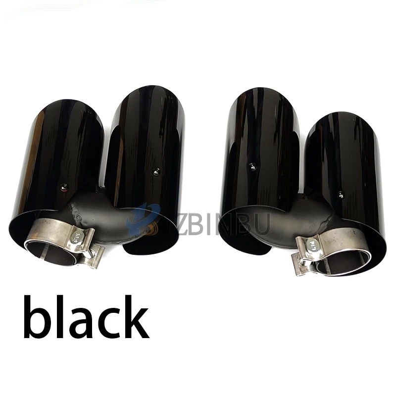 Пара наконечников глушителя наконечник выхлопной трубы для Porsche Macan глушитель 2020