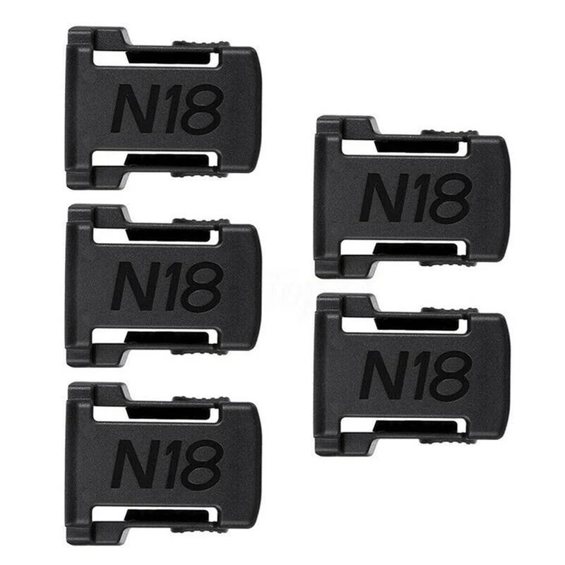 

5Packs Battery Holder for Milwaukee Battery Mount Dock Holder Fit for M18 48-11-1850 18V Mount Holder Cover Dock Clip No battery