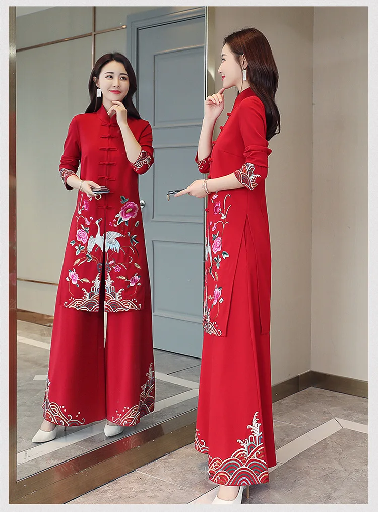 Вьетнамское традиционное китайское платье aodai китайское платье Ципао длинное китайское платье Чонсам китайское современное чонсам - Цвет: color4