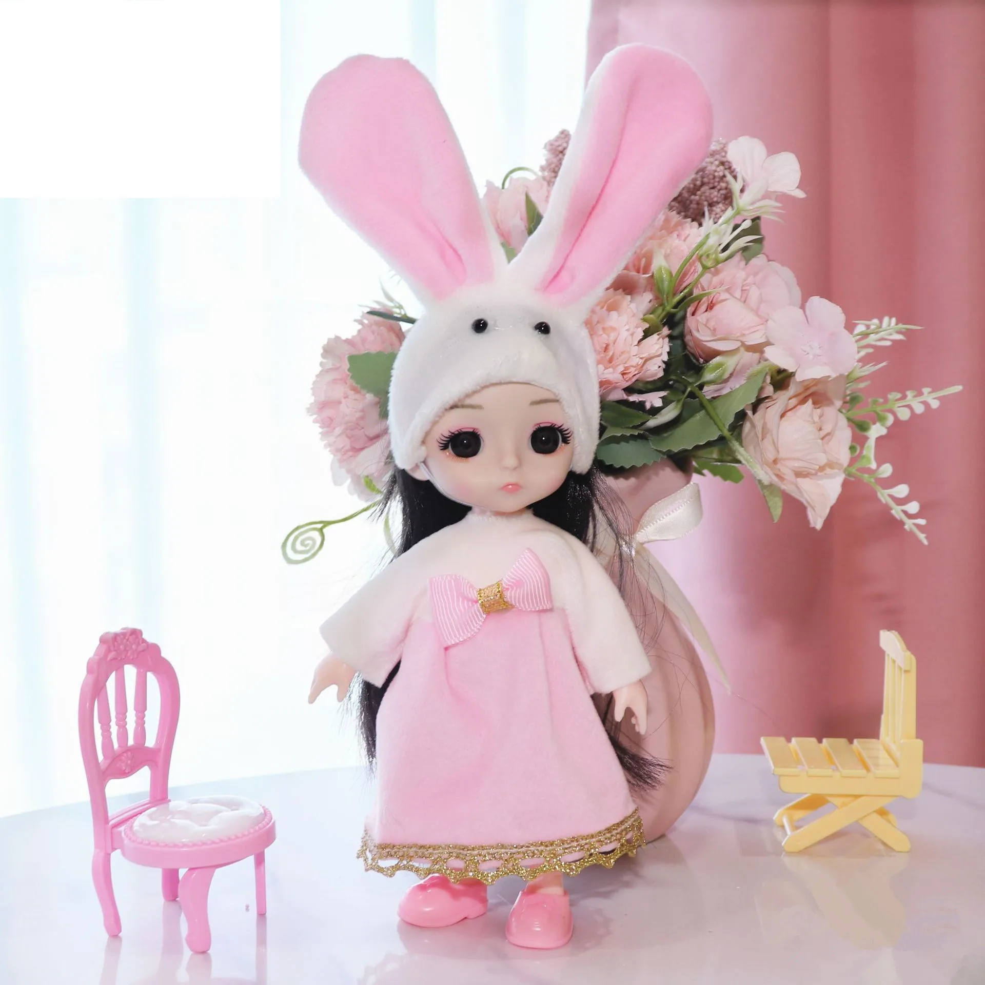 BJD Кукла 16 см 13 суставов пластиковые модные куклы Детская одежда Обувь наряд