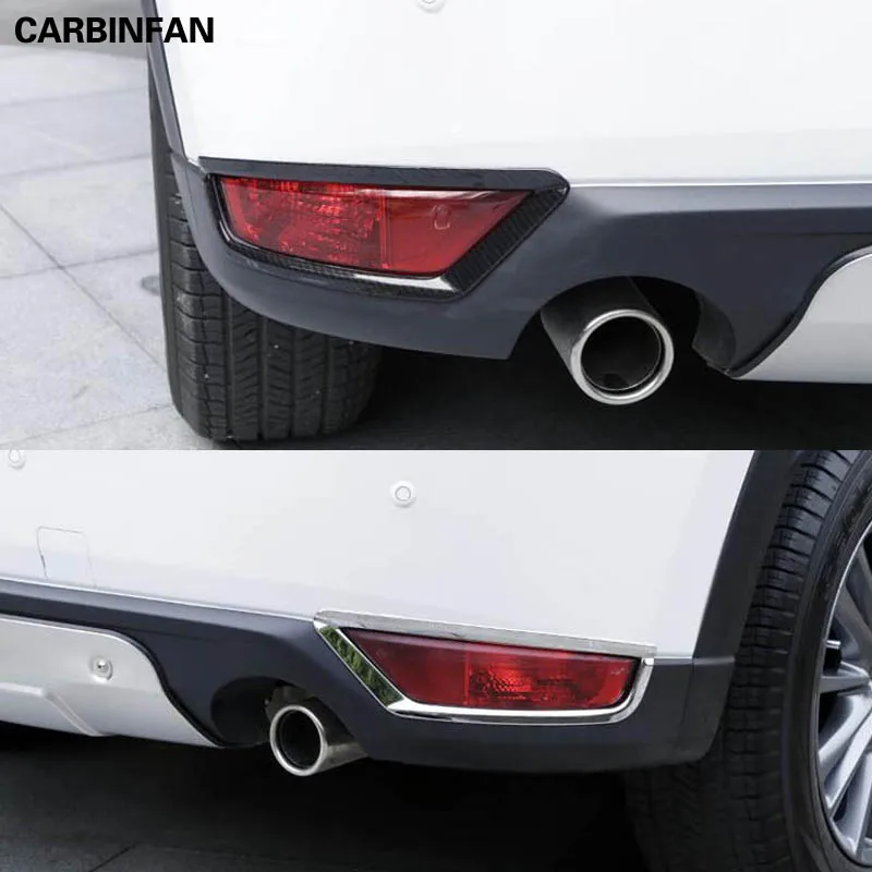 Автомобильный Стайлинг хромированная лампа заднего противотуманного фонаря