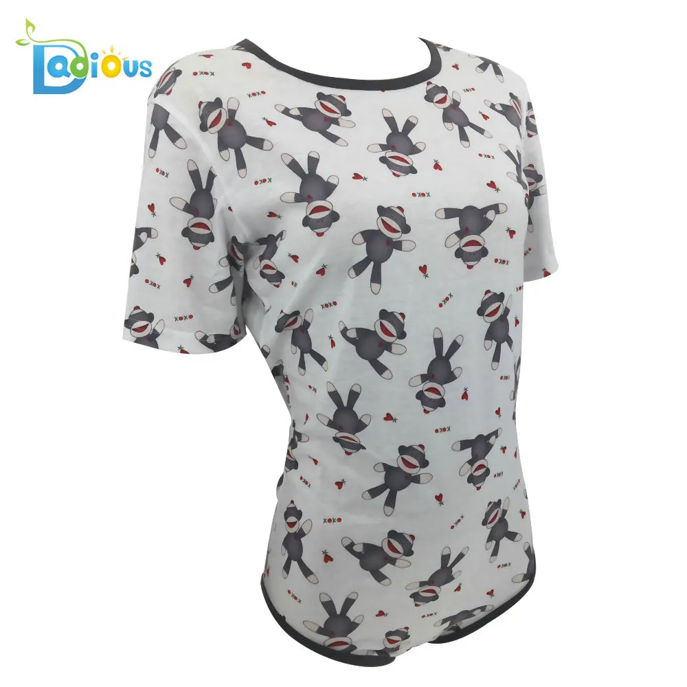 Комбинезон Abdl для взрослых и детей женский комбинезон с рисунком обезьяны