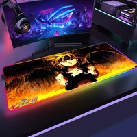 game mousepad rgb the seven deadly sins led game accessories computer keyboard carpet pad pc notebook gamer backlight desk mat