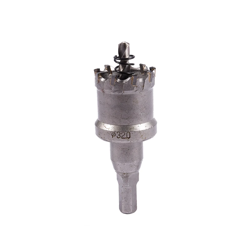 

2 Pcs Carbide Tip Metal Cutter Stainless Steel HSS Drill Bit Hole Saw Holesaw, 45mm & 32mm