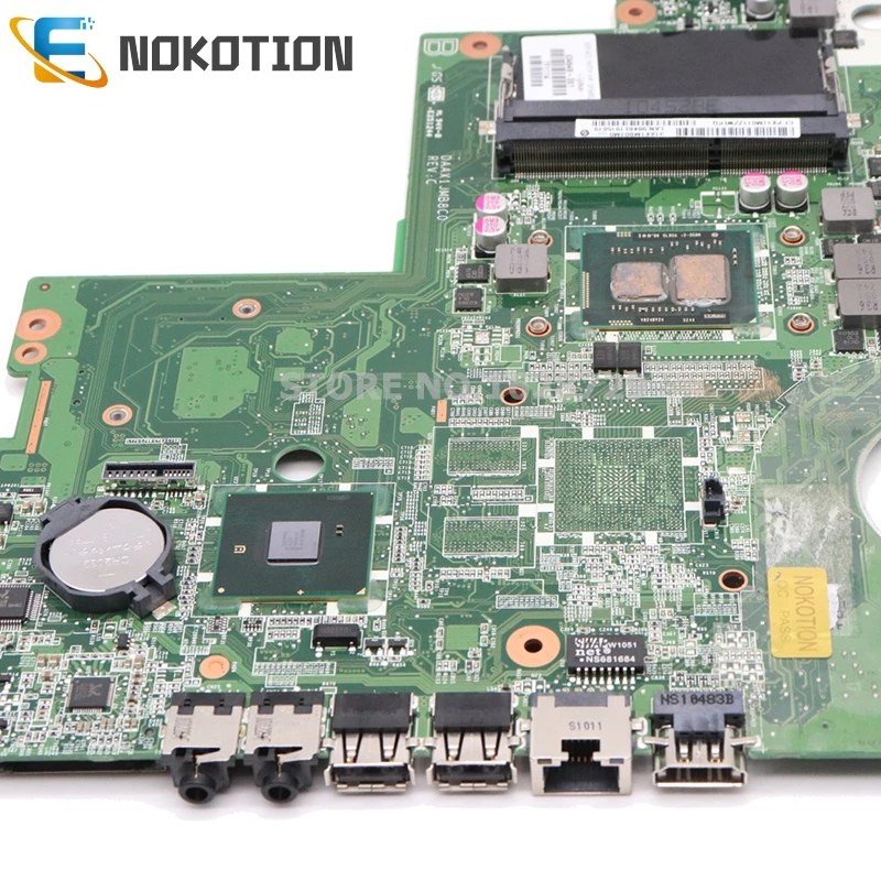 NOKOTION 634648-001 DAAX1JMB8C0 основная плата для hp compaq G62 CQ62 материнская плата для ноутбука I3-350M процессор DDR3 HM55 работает
