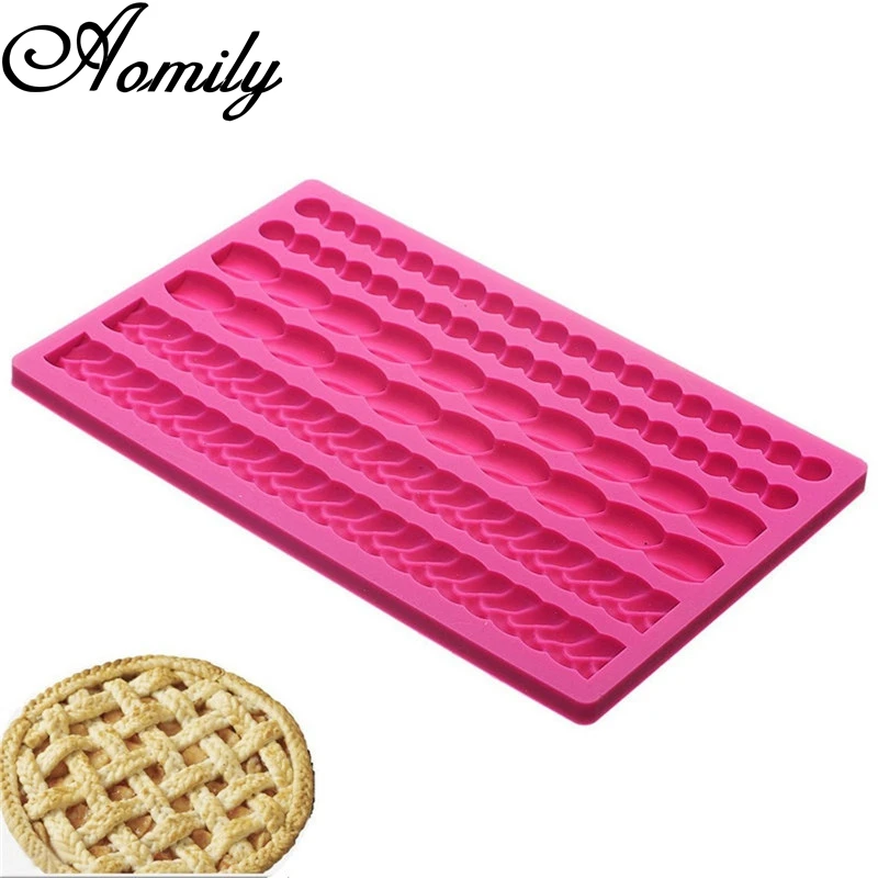 Aomily 3D трикотажная веревка силиконовая жемчужная оболочка жареное тесто твист