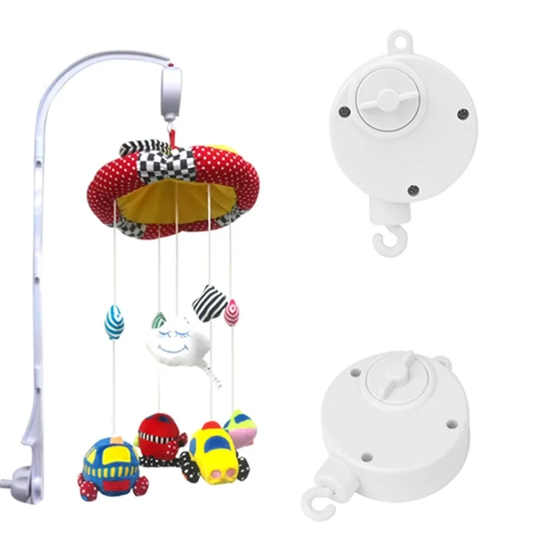 

1PCs Music Box Baby Stroller Crib Bed Hanging Bell Parts Mobile Hanging Bell Toy Toddler Clockwork Movement Mobile Music Box