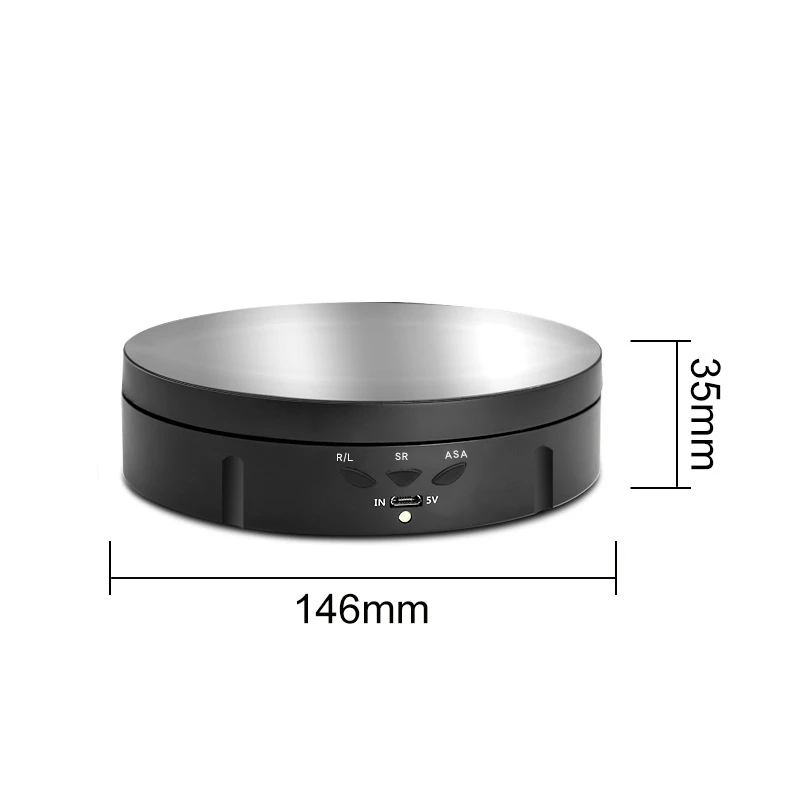 15cm 360 Degree Remote Control Speed Direction Jewellery Display Stands Electric Rotating Jewelry Organizer Photography Stand | Украшения и