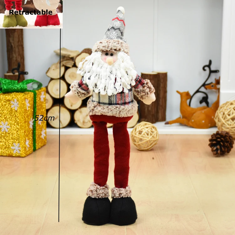 santa claus223 Новогодние рождественские украшения для дома, Рождественские елочные украшения, рождественские куклы, статуэтки, рождественский подарок, Navidad - Цвет: santa claus223