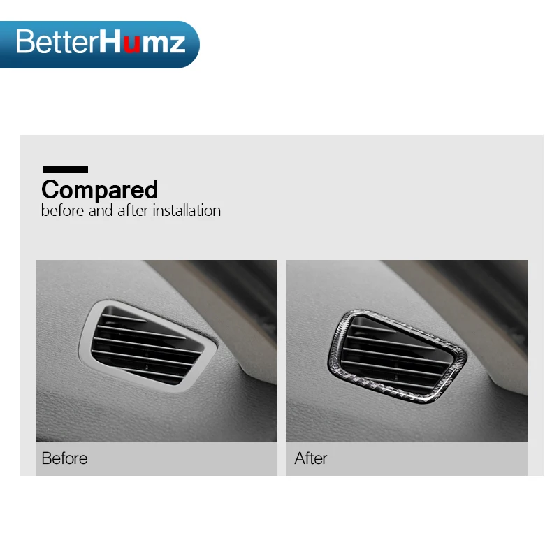 BetterHumz наклейки на раму из углеродного волокна для автомобильного выходного