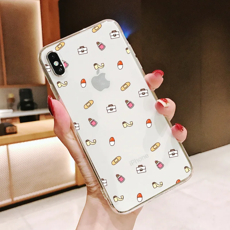 Мягкий чехол из ТПУ для iPhone X 11Pro MAX 5 6 SE 6S Plus 7 8 XS XR | Мобильные телефоны и аксессуары