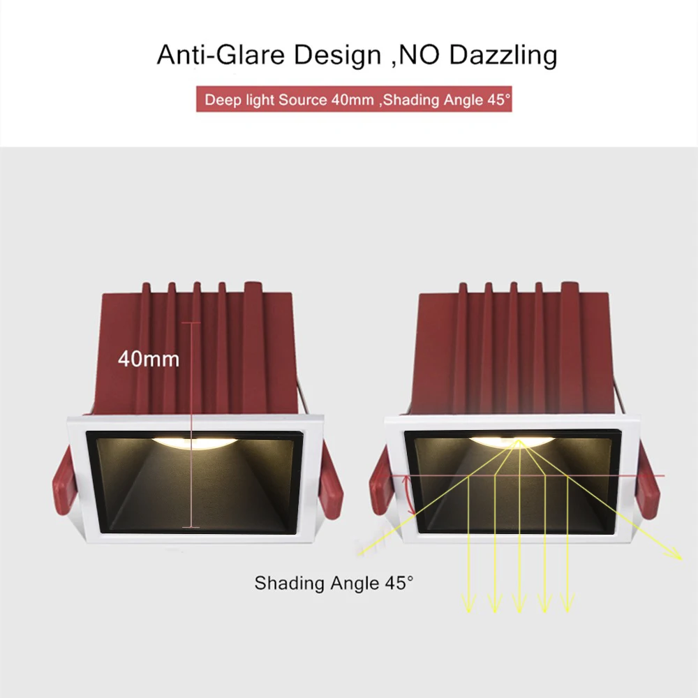 2020 стильный светильник для спальни Встраиваемый светодиодный потолочный