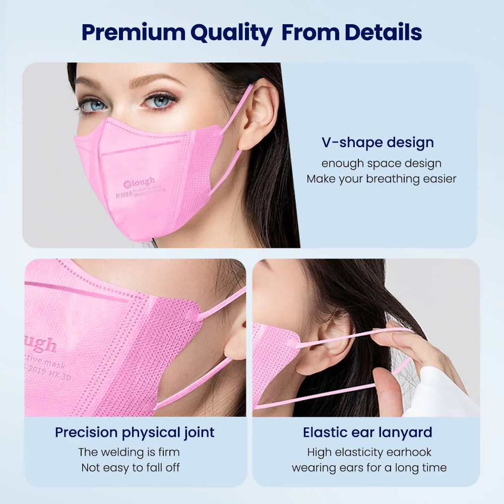 Elough Женская 3D маска для лица Colores Mascarillas fpp2 багажная KN95 многоразовая тушь ffpp2 cubrebocas