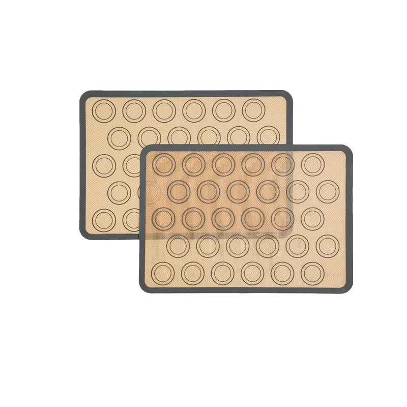 

Silicone Baking Mat Set Of 14 Non Stick Baking Mat - Bpa Grade Food Safe Baking Mat For Making Cookies Macarons Bread And Pastry