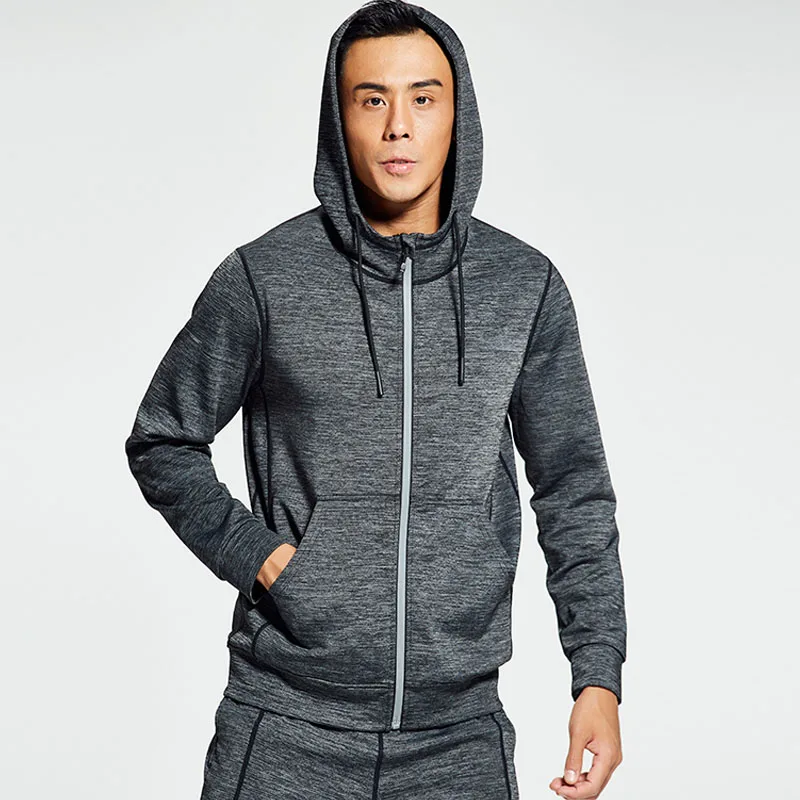 Мужской спортивный костюм для фитнеса с длинным рукавом весна осень зима бега