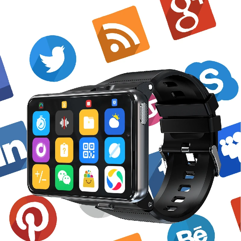 

2022 Games Watch Smart Watch MTK6761 Quad Core 4GB Ram 64GB Rom Smartwatch Phone 2.88" Large Screen Men Watch 2300mAh Android 9