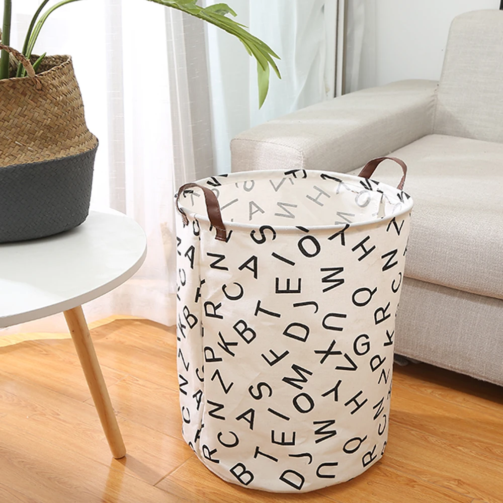 Новая складная корзина для белья с геометрическим рисунком детская разноцветная