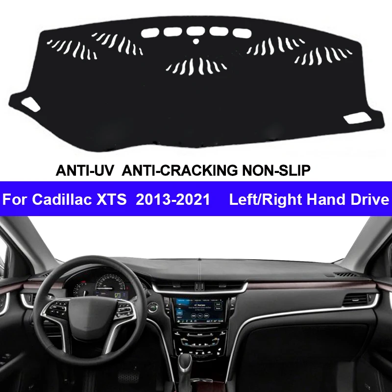 

Auto Car Dashboard Cover DashMat Carpet Cape For Cadillac XTS 2013 - 2019 2020 2021 Center Console Protector Sun-Shade Non-Slip