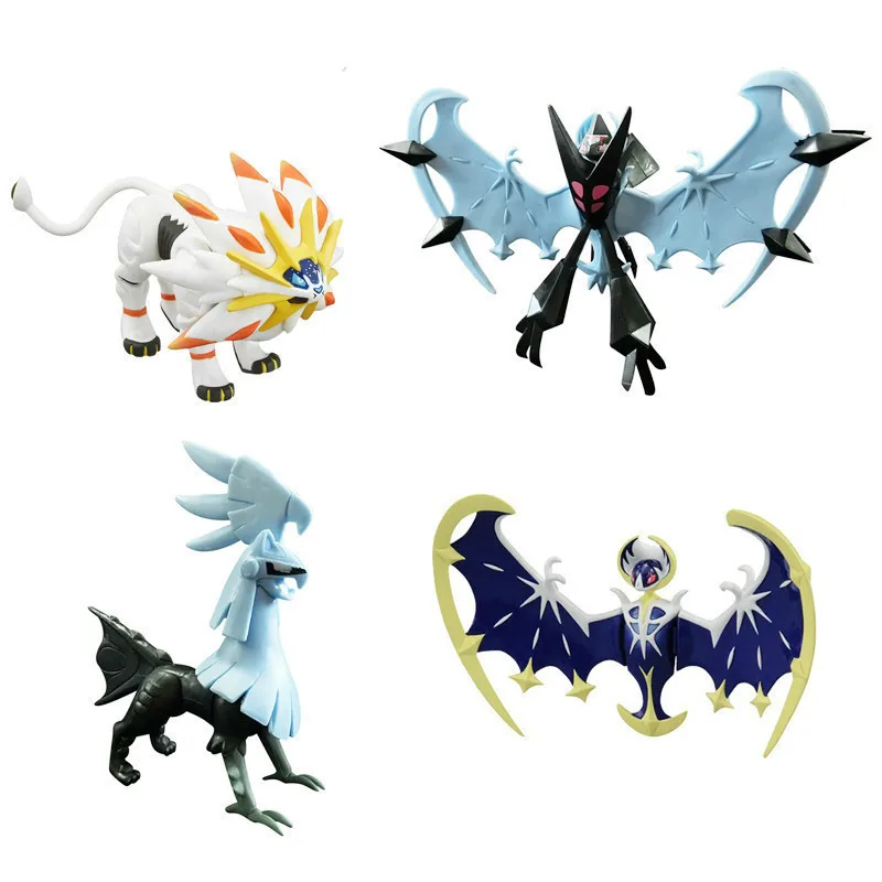 Фигурки героев мультфильмов Solgaleo Lunala Charizard Venusaur бластоз некросома силвалли