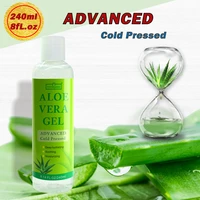 240ml 99 pure natural aloe vera gel hyaluronic acid moisturizing sunburn repairing acne treatment skin care face body cream