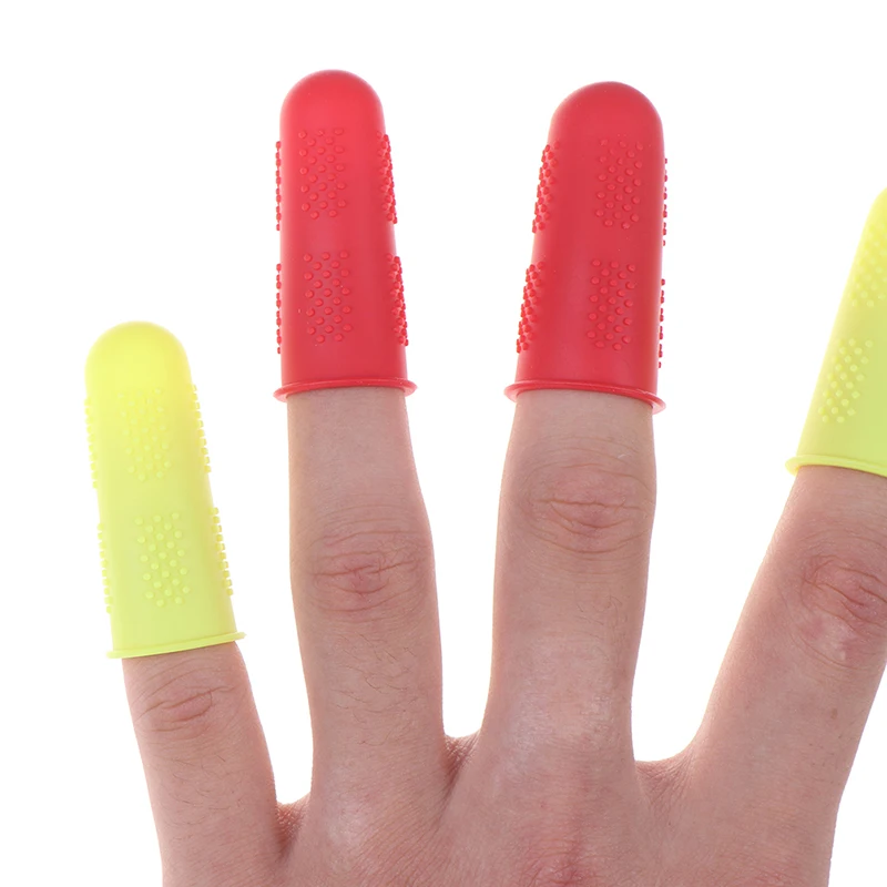 3pcs Silicone Finger Protector Sleeve Cover Anti-cut Heat Resistant Sleeves Great Cooking Kitchen Tools | Дом и сад