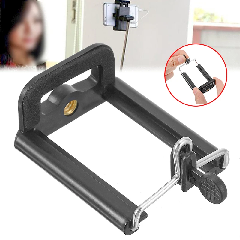 1pcTripod для мобильного телефона подставка камеры держатель зажим стойка монопод