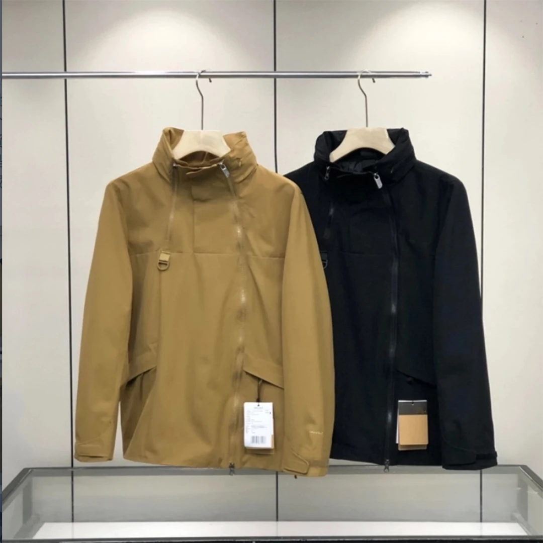 

Мужская Уличная походная куртка водонепроницаемая ветровка с капюшоном Мужская новинка осень-зима 2021 повседневная куртка уникальная двой...