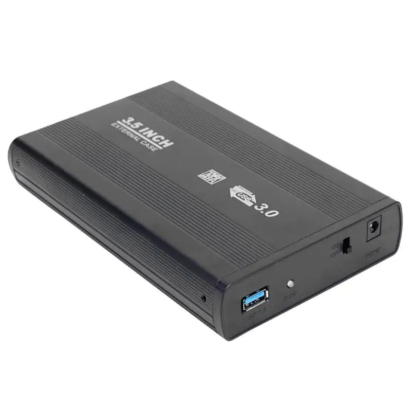 USB2.0 USB 3,0 на SATA порт чехол для SSD, HDD 3,5 дюймов 5 Гбит/с алюминиевый корпус для жесткого диска, скорость передачи данных до 5 Гбит/с