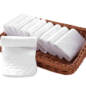 5 шт. детские подгузники, подгузники для новорожденных, пеленки для малышей, хлопковый коврик, моющиеся вставки, 3 слоя хлопка, уход за ребенком