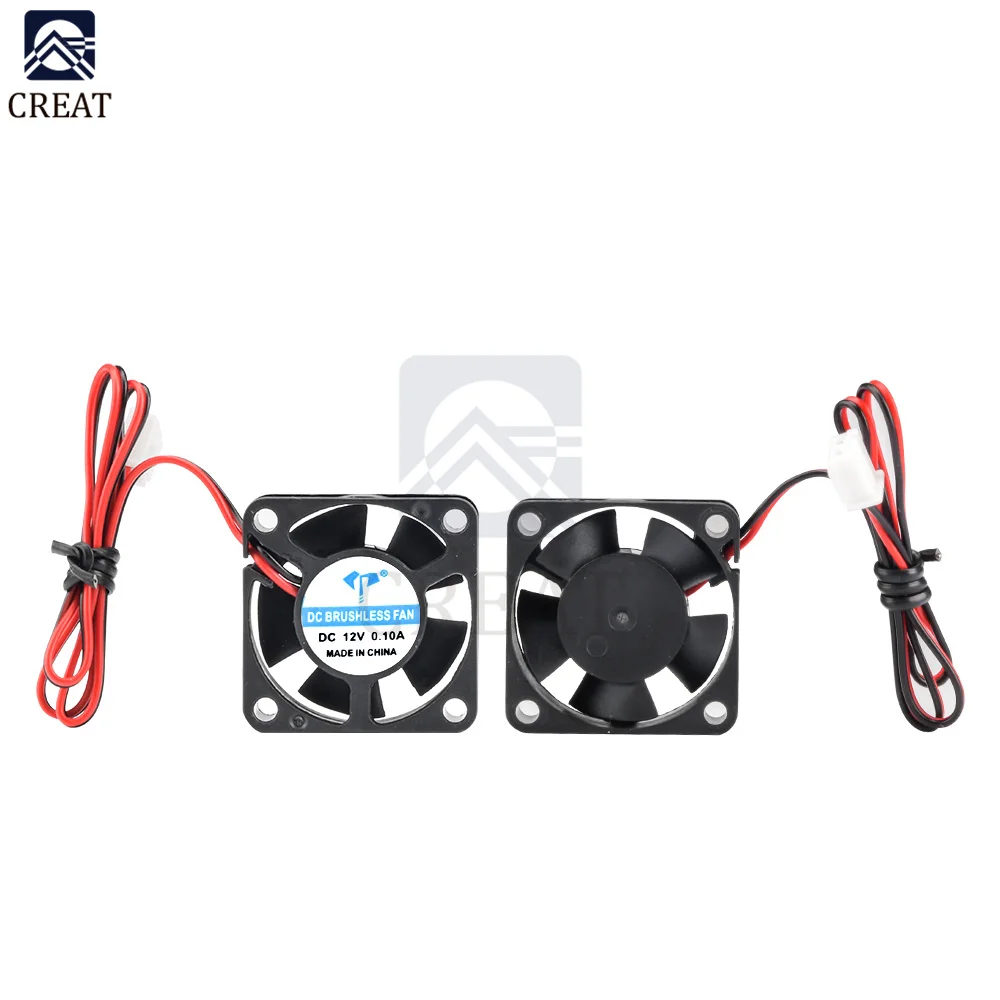 Масляный подшипник DC3010 двухпроводной охлаждающий вентилятор для 3D-принтера 5 В/12