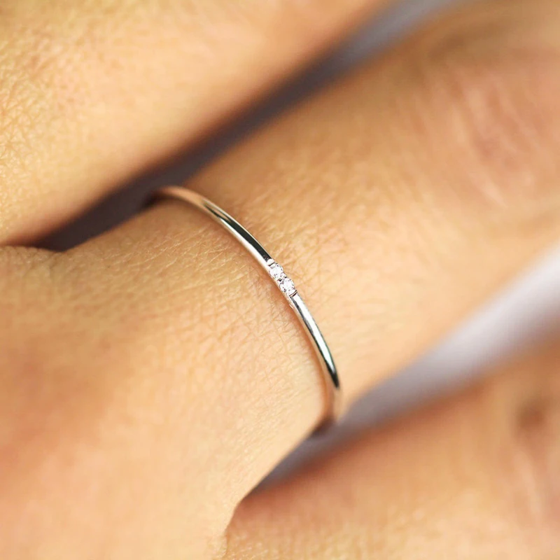 

Кольцо женское, минималистичное, золотое, кольца на пальцы фаланги пробы, 1 шт.