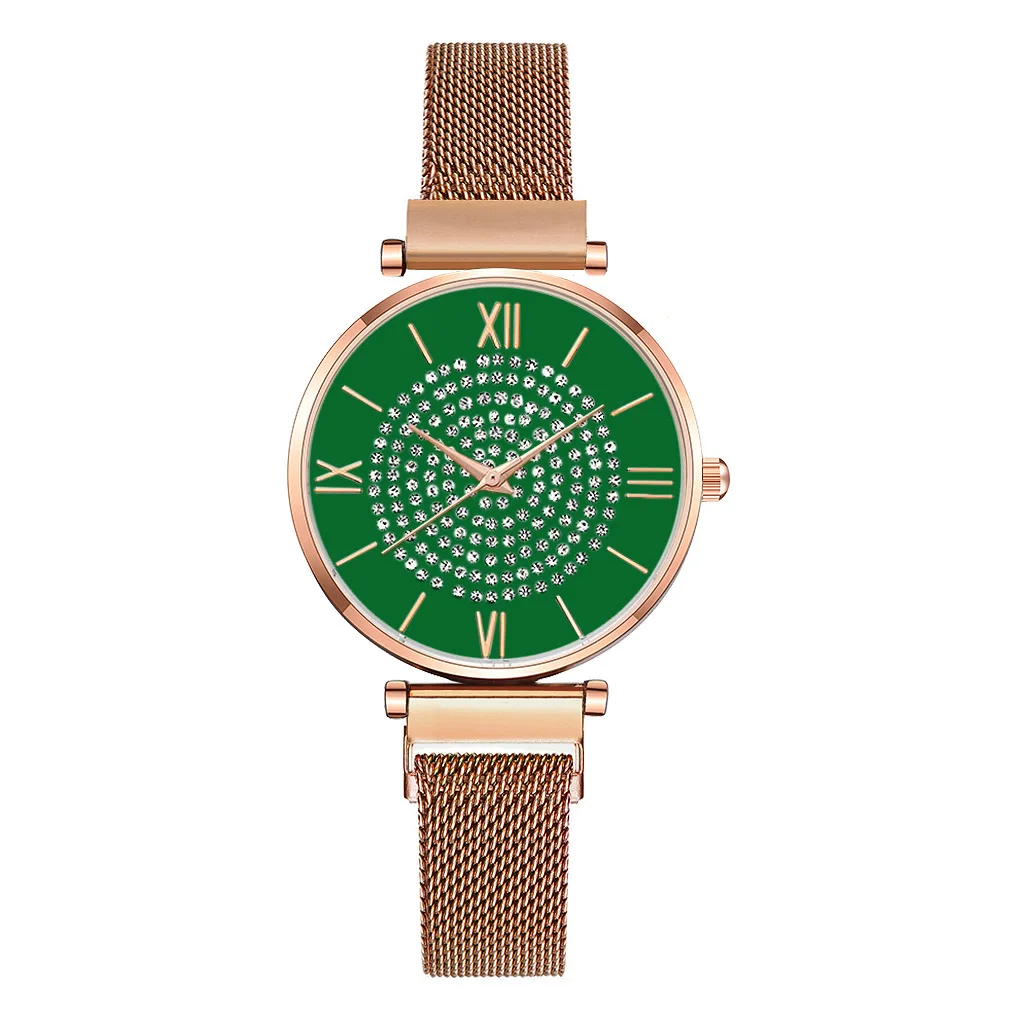 Часы наручные женские с магнитным браслетом брендовые Роскошные элегантные со