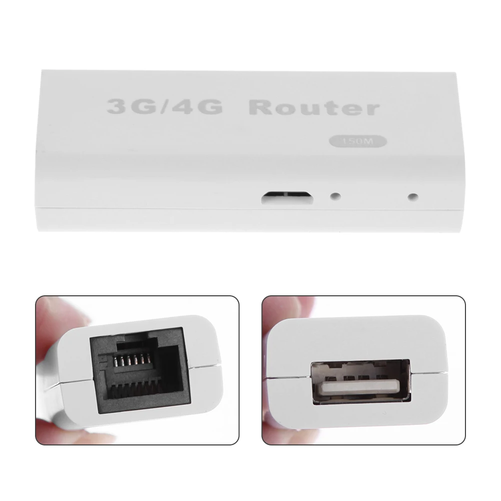 

Mini 3G/4G Wireless USB WiFi Wlan Hotspot 150Mbps RJ45 USB Wireless Router Adapter for Mac iOS Windows Linux Android