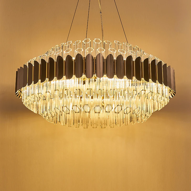 Crystal Chandelier Postmodern Luxury Restaurant Art Hotel Bedroom Lamp Villa North Europe Living Room | Лампы и освещение