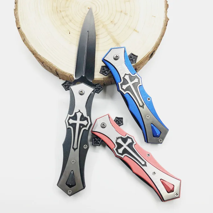 Stainless steel Handle folding hunting knife fast open camping pocket tactical knifes outdoor survival tool High quality | Инструменты