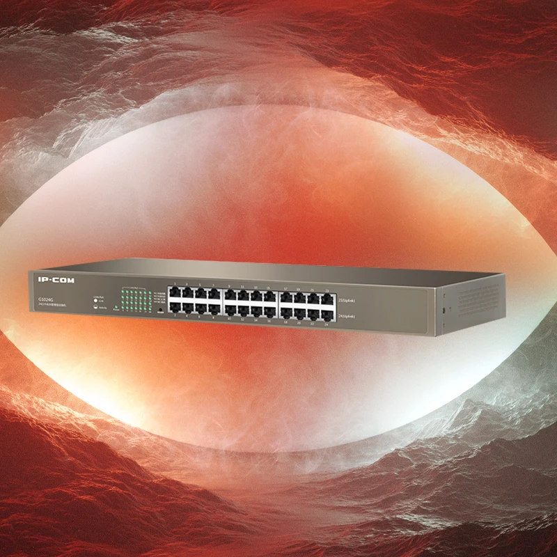 IPCOM G1024G 24 портовый 1000M гигабитный сетевой коммутатор автоматический MDI/MDI X
