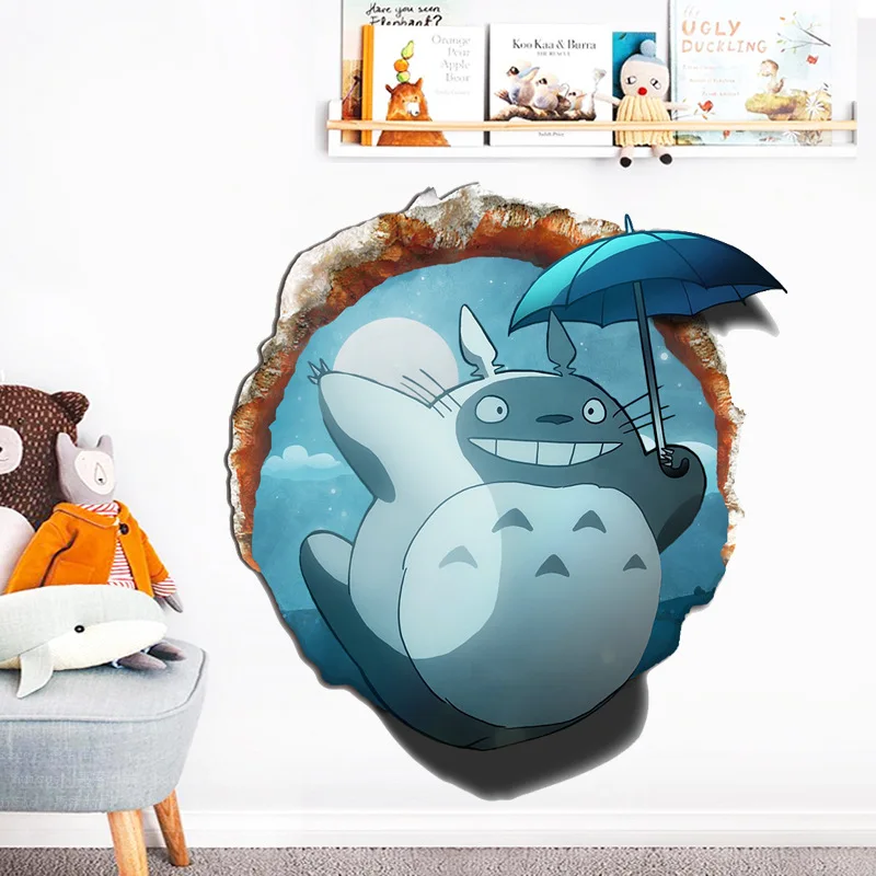 Настенная Наклейка Hayao Miyazaki домашний декор аниме мой сосед тотора наклейки s 3D