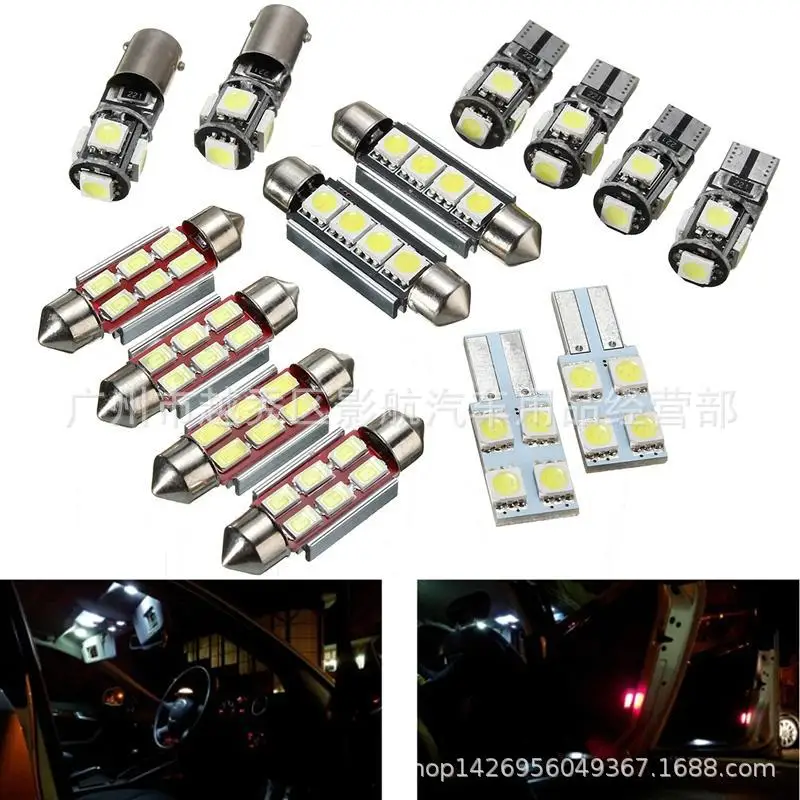 

Комплект из 14 предметов для освесветильник салона автомобиля Volkswagen VW, подсветильник для номерного знака