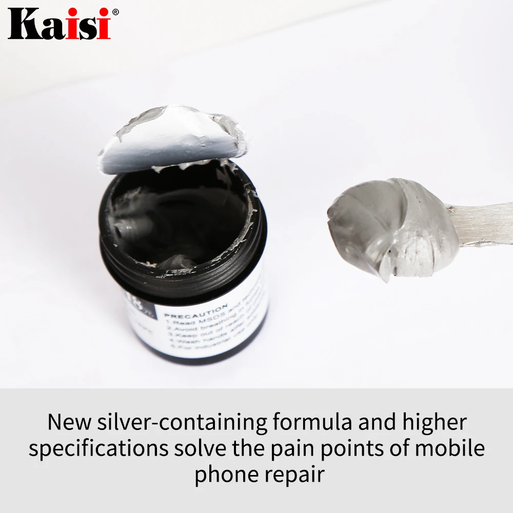 Kaisi High Quality Lead-free solder paste SMT maintenance soldering tin for iPhone BGA 138 183 220 degrees environmental CPU | Инструменты
