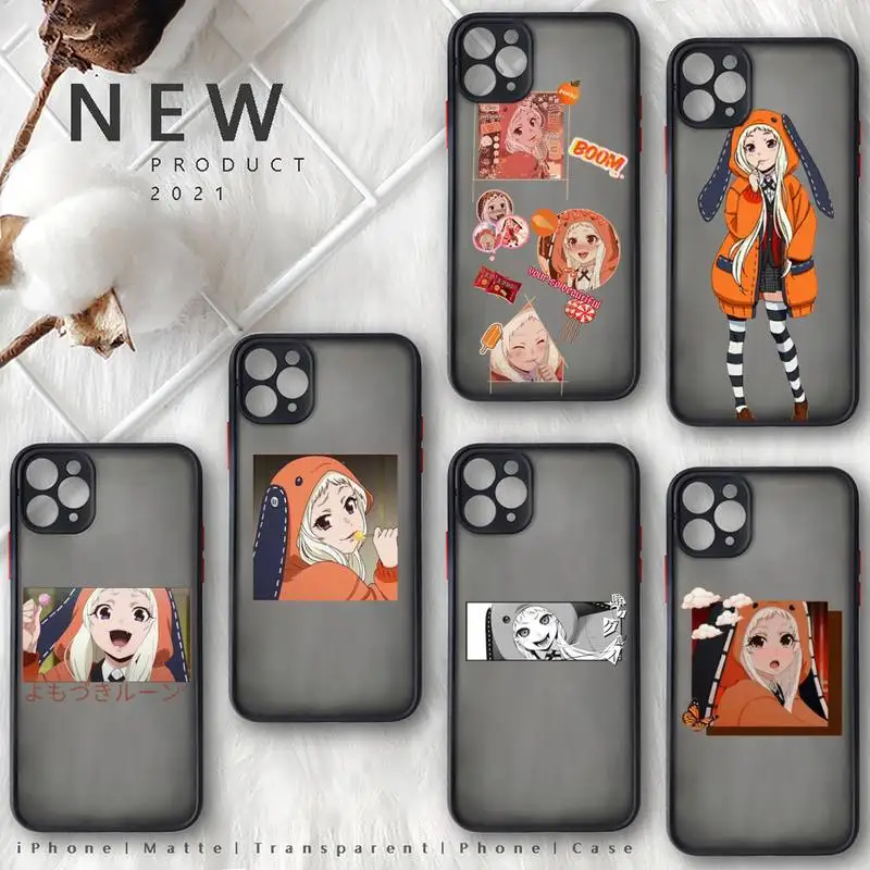 

Runa Yomozuki anime Phone Case matte transparent For iphone 7 8 11 12 plus mini x xs xr pro max cover