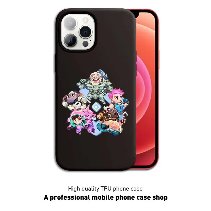

Hot Overwatch ow Game Phone Case Black Cover For IphoneX XS 11 12 11/12Pro Max 5 5s SE 6 6s 7 8 Plus SE2020 Cases