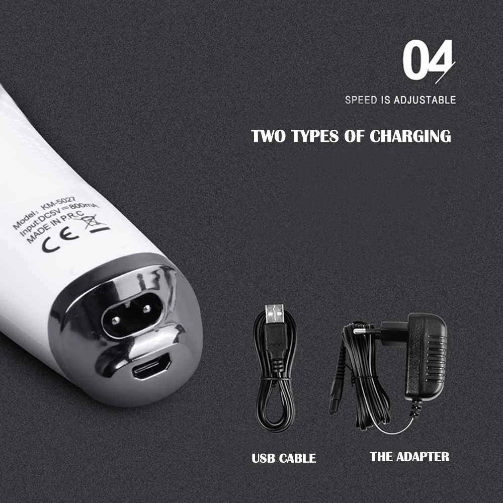 Профессиональный триммер для волос машинка стрижки бороды мужской резак